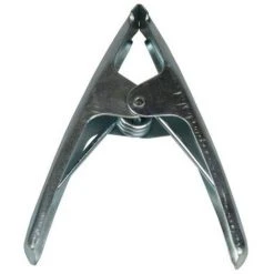 DIVERS Pince à Ressort En Métal - Poignées Métal - 15,5 Cm - Argent