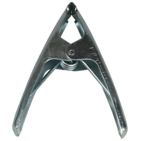 DIVERS Pince à Ressort En Métal - Poignées Métal - 15,5 Cm - Argent 1 DIVERS Pince à Ressort En Métal - Poignées Métal - 15,5 Cm - Argent