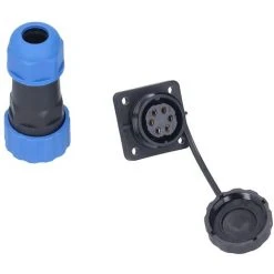 Prise De Courant étanche, Adaptateur De Connecteur Industriel Connexion De Soudage Résistant à L'oxydation Pour Les équipements électroniques Pour Les Communications (6 Noyaux) Macaron -Soudure à l'arc Soldes 53106871 4