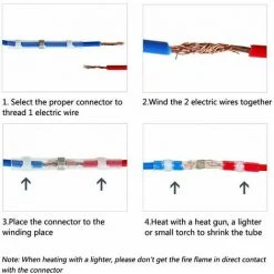 Cosses Electriques Souder Gaine Terminaux Thermorétractables Cuivre Electrique, Fil Câble Connecteur Macaron -Soudure à l'arc Soldes 53106877 4