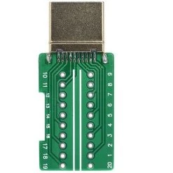 Connecteur HDMI Mâle Avec Plaque De Soudage Adaptateur De Prise Vers Bloc Bornier Connecteur De Soudure Sans Rupture Avec Coque En Plastique Macaron -Soudure à l'arc Soldes 53106883 4