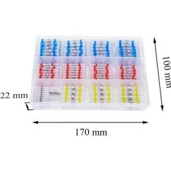 Joint De Soudure Connecteur De Fil 300 Pièces Cosse Thermosoudable Connecteurs De Soudure Gaine Thermorétractable Souder Joint Fil Câble Connecteur à Bout Seal Connecteurs Macaron 9 Joint De Soudure Connecteur De Fil 300 Pièces Cosse Thermosoudable Connecteurs De Soudure Gaine Thermorétractable Souder Joint Fil Câble Connecteur à Bout Seal Connecteurs Macaron -Soudure à l'arc Soldes 53106888 5