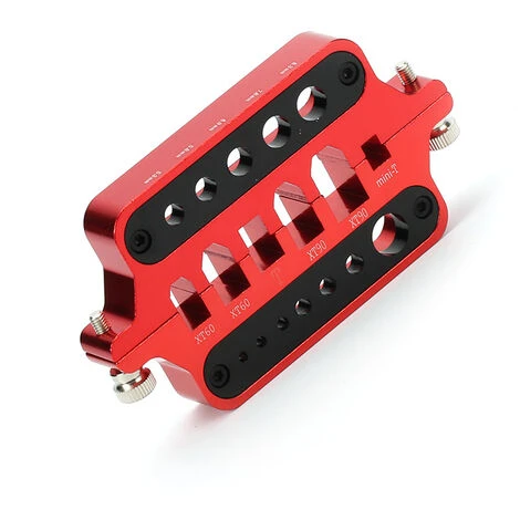 Support D'outil De Soudure Rouge En Métal RC Durable Modèle Drone De Voiture Outil De Soudage Marin Connecteur De Prise T (Rouge)Macaron 1 Support D'outil De Soudure Rouge En Métal RC Durable Modèle Drone De Voiture Outil De Soudage Marin Connecteur De Prise T (Rouge)Macaron