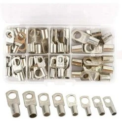 Kit De Connecteurs à Sertir Pour Bague De Cosse De Câble De Soudure De Batterie De Terminal De Tube De Cuivre 60pcs Macaron 7 Kit De Connecteurs à Sertir Pour Bague De Cosse De Câble De Soudure De Batterie De Terminal De Tube De Cuivre 60pcs Macaron -Soudure à l'arc Soldes 53106893 3