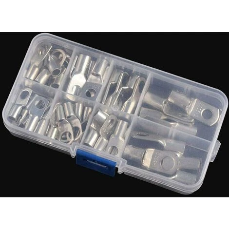 Kit De Connecteurs à Sertir Pour Bague De Cosse De Câble De Soudure De Batterie De Terminal De Tube De Cuivre 60pcs Macaron 4 Kit De Connecteurs à Sertir Pour Bague De Cosse De Câble De Soudure De Batterie De Terminal De Tube De Cuivre 60pcs Macaron – Image 4
