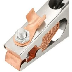 Gear Pince De Masse De Soudage, Pince De Terre De Soudage Galvanisée Pince De Tige De Terre 500A Magnétique Bonne Conductivité (US Type)Macaron -Soudure à l'arc Soldes 53106895 3