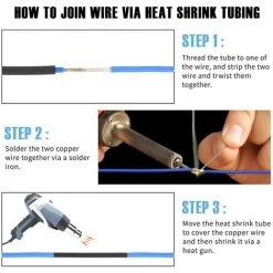 Connecteurs De Fil Auto-soudants Et Kit De Tubes Thermorétractables, étanches, Joints De Soudure, Joints De Soudure, Joints électriques Isolés Pour Joint De Fil De Voiture Macaron -Soudure à l'arc Soldes 53106897 3