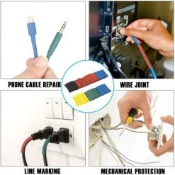 Connecteurs De Fil Auto-soudants Et Kit De Tubes Thermorétractables, étanches, Joints De Soudure, Joints De Soudure, Joints électriques Isolés Pour Joint De Fil De Voiture Macaron -Soudure à l'arc Soldes 53106897 5