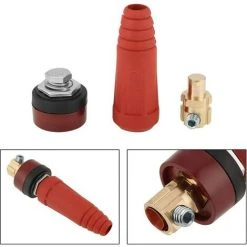 Connecteur De Câble De Soudage DKJ35-50 Connecteur De Câble à Raccord Rapide Rouge Avec Prise Pour Machine à Souder Macaron 8 Connecteur De Câble De Soudage DKJ35-50 Connecteur De Câble à Raccord Rapide Rouge Avec Prise Pour Machine à Souder Macaron -Soudure à l'arc Soldes 53106901 4