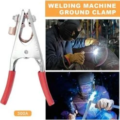 Pince De Masse Pince De Masse Laiton, Fabriqué En Fer, Durable, Sûr Et Stable, Confortable à Tenir, Adapté Au Soudage électrique (300A)Macaron -Soudure à l'arc Soldes 53106912 5