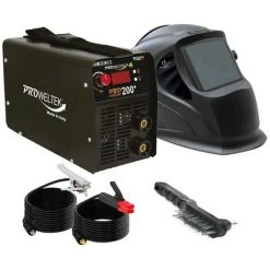 Poste à Souder Inverter MMA PRO200+ Numérique + Cagoule Automatique Din 9/13 Proweltek