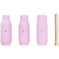 STAMOS Torche TIG Pack De Tuyaux TIG Soudage TIG Prise À 2 Broches 8 L/min 180 W CC 8 M - Noir -Soudure à l'arc Soldes 53952317 4