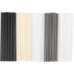 SUPERSELLER 20 Pièces Baguettes De Soudage En Plastique ABS/PP/PVC/PE Baguettes De Soudage Pour Pare-chocs De Voiture Pistolet De Soudage En Plastique/pistolet à Air Chaud - Polypropylène Noir -Soudure à l'arc Soldes 54448151 4