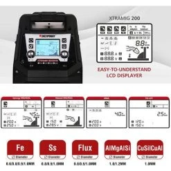 Decapower Synergy Machine A Souder 200A MIG MAG MMA TIG Flux 4 En 1 Pour Soudage Au Gaz Et Sans Gaz 9 Decapower Synergy Machine A Souder 200A MIG MAG MMA TIG Flux 4 En 1 Pour Soudage Au Gaz Et Sans Gaz -Soudure à l'arc Soldes 55013385 5