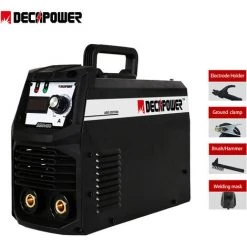 Decapower ECOMMA-160CEL Poste A Souder 160A A L'Arc Poste A Souder Inverter MMA Soudage Portable -Soudure à l'arc Soldes 55014485 5