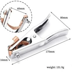 BARES Pince De Masse - Pince De Soudure Pour Poste à Souder - Longueur : 175 Mm -Soudure à l'arc Soldes 56376094 3