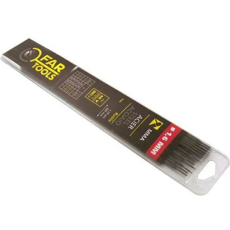 FARTOOLS FAR TOOLS Electrode De Soudure - Rutile - Ø 1,6 Mm - 25 Baguettes 1 FARTOOLS FAR TOOLS Electrode De Soudure - Rutile - Ø 1,6 Mm - 25 Baguettes