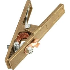FLYME Pinces De Mise à La Terre De Soudage, En Laiton Pinces Pour Câbles De Mise à La Terre Pinces Pour La Construction De Machines à Souder (300 A) -Soudure à l'arc Soldes 57882252 5