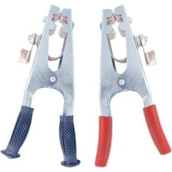 FLYME Pinces De Terre De Soudage, 2 Pièces Pinces De Terre De Soudage 300A Et 500A Pinces De Tige De Terre Prise Sûre Et Stable Confortable Adaptée Au Soudage électrique