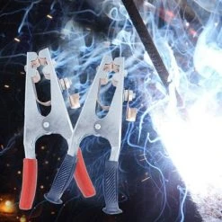 FLYME Pinces De Terre De Soudage, 2 Pièces Pinces De Terre De Soudage 300A Et 500A Pinces De Tige De Terre Prise Sûre Et Stable Confortable Adaptée Au Soudage électrique 9 FLYME Pinces De Terre De Soudage, 2 Pièces Pinces De Terre De Soudage 300A Et 500A Pinces De Tige De Terre Prise Sûre Et Stable Confortable Adaptée Au Soudage électrique -Soudure à l'arc Soldes 57882279 5