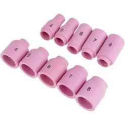 IRISFR Lilaris 49 Pcs Ensembles De Soudage TIG Lentille De Gaz En Cuivre Buses D'alumine Tasses Collets Accessoires De Soudage TIG Pour Pistolet De Soudage TIG -Soudure à l'arc Soldes 58807730 3