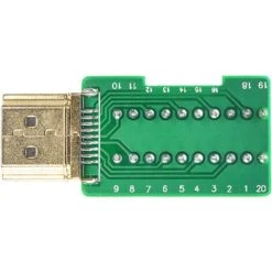 IRISFR Lilaris Adaptateur HDMI Plaqué Or Mâle Vers Connecteur Sans Soudure Avec Boîtier，noir, Une Pièce -Soudure à l'arc Soldes 58807755 3