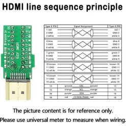 IRISFR Lilaris Adaptateur HDMI Plaqué Or Mâle Vers Connecteur Sans Soudure Avec Boîtier，noir, Une Pièce -Soudure à l'arc Soldes 58807755 5
