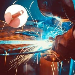 IRISFR Lilaris 40PCS Buse Mig 0,8, Embouts De Contact De Buse De Soudage 15AK MIG/MAG Ensemble De Support De Connecteur De Gaz 0,8 Pour Consommables De Torche De Soudage -Soudure à l'arc Soldes 58807778 5
