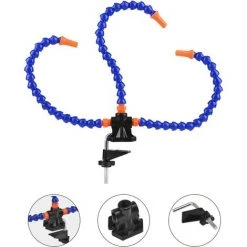 IRISFR Lilaris Mains Flexibles Pour Aider à Souder, Outil De Soudure à La Troisième Main, Avec Pinces Crocodile, Pour Réparer Les Groupes De Soudure.bleu, Une Pièce -Soudure à l'arc Soldes 58807789 4