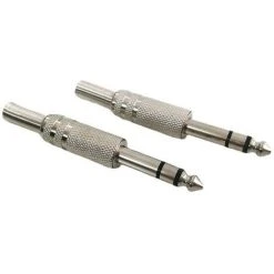 MACARON Jack Prise Jack 6,35mm Male à Souder Stéréo Fiche Male Connecteur Soudure LO-Ron(5pcs)