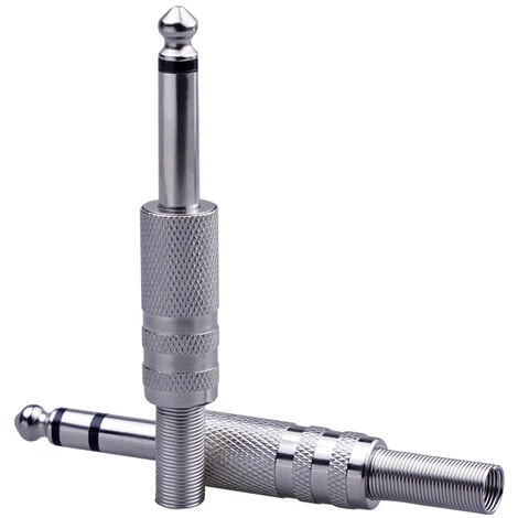 MACARON Jack Prise Jack 6,35mm Male à Souder Stéréo Fiche Male Connecteur Soudure LO-Ron(5pcs) 2 MACARON Jack Prise Jack 6,35mm Male à Souder Stéréo Fiche Male Connecteur Soudure LO-Ron(5pcs) – Image 2