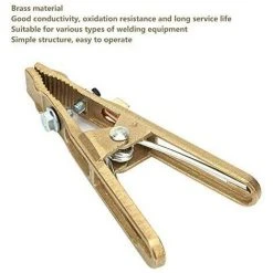 BENOBBY KIDS Laiton Pince De Masse, Pince De Terre à Souder Pour Souduremise à La Terre De Câble Pour La Machine De Soudure (260A) -Soudure à l'arc Soldes 60417572 3