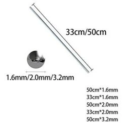 TINOR Baguette De Soudure, 50 Pièces électrodes De Soudage Soudure En Aluminium à Basse Température De 2,0 Mm - Tiges De Soudure Faciles à Fondre - Résistance à La Corrosion (33 Cm) 9 TINOR Baguette De Soudure, 50 Pièces électrodes De Soudage Soudure En Aluminium à Basse Température De 2,0 Mm - Tiges De Soudure Faciles à Fondre - Résistance à La Corrosion (33 Cm) -Soudure à l'arc Soldes 64032105 5