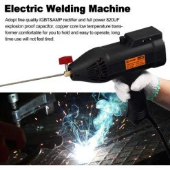 SUPERSELLER Machine De Soudage électrique Portable 220 V 3900 W 820 UF Condensateur Anti-déflagrant Accueil LED Affichage Numérique Bouton De Régulation De Courant Sans électrode Machine De Soudage Intelligente Avec Ventilateur à Flux Axial à Grande Vitesse - Prise U -Soudure à l'arc Soldes 64122531 3