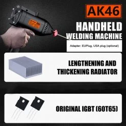 SUPERSELLER Machine De Soudage électrique Portable 220 V 3900 W 820 UF Condensateur Anti-déflagrant Accueil LED Affichage Numérique Bouton De Régulation De Courant Sans électrode Machine De Soudage Intelligente Avec Ventilateur à Flux Axial à Grande Vitesse - Prise U -Soudure à l'arc Soldes 64122531 4