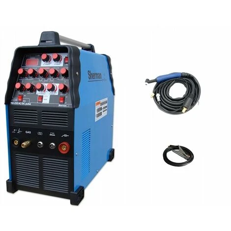 Sherman TIG 210 AC/DC Poste De Soudage Pulsé TIG AC DC 200amp Aluminium 1 Sherman TIG 210 AC/DC Poste De Soudage Pulsé TIG AC DC 200amp Aluminium