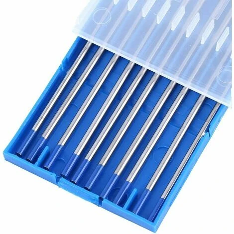 Ensoleillé 10 Pièces électrodes De Tungstène De Soudage. Pointe Bleue D'électrode Lanthane 1.0/1.6/2.4mm. Tige D'électrode De Tungstène De Soudage De Qualité Supérieure Lanthane à 2%(2.4 X 150 Mm) 5 Ensoleillé 10 Pièces électrodes De Tungstène De Soudage. Pointe Bleue D'électrode Lanthane 1.0/1.6/2.4mm. Tige D'électrode De Tungstène De Soudage De Qualité Supérieure Lanthane à 2%(2.4 X 150 Mm) – Image 5