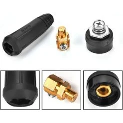 Soudage Câble Panneau Connecteur ,1 Pcs Prise De Panneau Adaptateur Rapide(DKJ10-25 Noir) 56Vingt 7 Soudage Câble Panneau Connecteur ,1 Pcs Prise De Panneau Adaptateur Rapide(DKJ10-25 Noir) 56Vingt -Soudure à l'arc Soldes 64935847 3