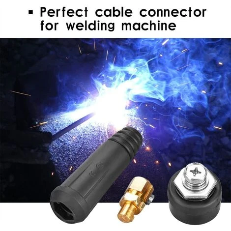 Soudage Câble Panneau Connecteur ,1 Pcs Prise De Panneau Adaptateur Rapide(DKJ10-25 Noir) 56Vingt 4 Soudage Câble Panneau Connecteur ,1 Pcs Prise De Panneau Adaptateur Rapide(DKJ10-25 Noir) 56Vingt – Image 4