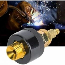 QERSTA Connecteur Rapide électrique De Gaz De Machine De Soudage à L'arc-argon De Torche De Soudeur Pour La Torche De Soudeur 70x15mm(2 Pcs) 9 QERSTA Connecteur Rapide électrique De Gaz De Machine De Soudage à L'arc-argon De Torche De Soudeur Pour La Torche De Soudeur 70x15mm(2 Pcs) -Soudure à l'arc Soldes 65040874 5