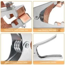 BDD Clip De Mise à La Terre, 1 Clip De Mise à La Terre De Soudage, équipement De Soudage Professionnel Durable, Adapté à La Plupart Des Machines à Souder 8 BDD Clip De Mise à La Terre, 1 Clip De Mise à La Terre De Soudage, équipement De Soudage Professionnel Durable, Adapté à La Plupart Des Machines à Souder -Soudure à l'arc Soldes 65376733 4