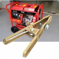 OSQI 260A Laiton A-forme Soudage Au Sol Pince De Terre Soudeur Terre Câble De Terre Cuivre Grip Clip Pince Pour Machine à Souder (260A) 9 OSQI 260A Laiton A-forme Soudage Au Sol Pince De Terre Soudeur Terre Câble De Terre Cuivre Grip Clip Pince Pour Machine à Souder (260A) -Soudure à l'arc Soldes 65507040 5