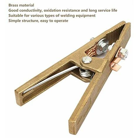 OSQI Soudage Au Sol En Forme De A Pince De Terre Soudeuse Câble De Terre Prise En Cuivre (300A) 2 OSQI Soudage Au Sol En Forme De A Pince De Terre Soudeuse Câble De Terre Prise En Cuivre (300A) – Image 2