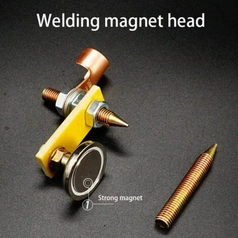 LUCKY-88 Artefact De Mise à La Terre Magnétique Puissant Machine à Souder électrique Pince à Fil De Terre Artefact De Repassage à Tête Unique Tête De Mise à La Terre Magnétique Forte + Queue De Fil + Tige Conductrice 4 LUCKY-88 Artefact De Mise à La Terre Magnétique Puissant Machine à Souder électrique Pince à Fil De Terre Artefact De Repassage à Tête Unique Tête De Mise à La Terre Magnétique Forte + Queue De Fil + Tige Conductrice – Image 4