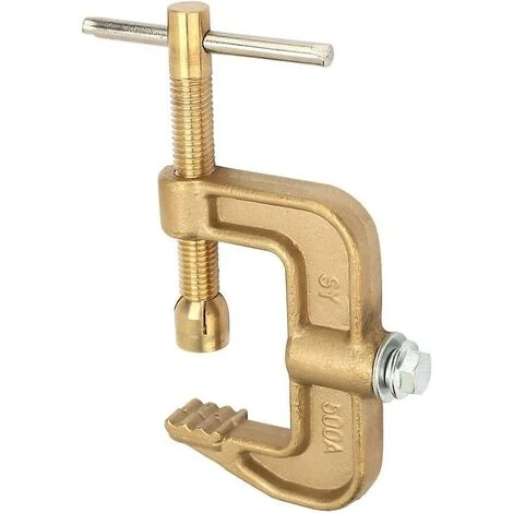 Cisea Pince De Terre De Soudage, Matériau En Laiton 500a Pince De Terre De Soudage Au Sol Classique En Forme De G Pour Machine à Souder, Pince De Terre C 2 Cisea Pince De Terre De Soudage, Matériau En Laiton 500a Pince De Terre De Soudage Au Sol Classique En Forme De G Pour Machine à Souder, Pince De Terre C – Image 2