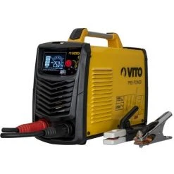 Poste A Souder Inverter Combiné ARC TIG 250 Torche TIG +12 Baguettes Ø 2.5 Mm + Cagoule Automatique + Mallette Luxe VITO -Soudure à l'arc Soldes 65976325 3