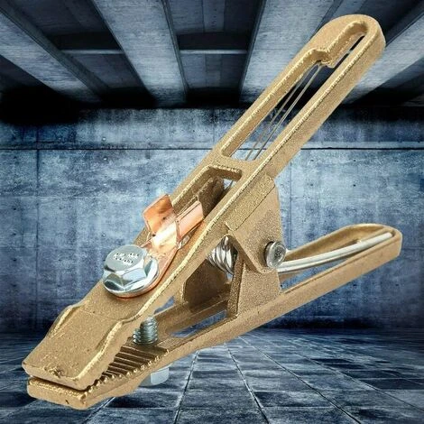 Ensoleillé Laiton Pince De Masse,- Pince De Terre à Souder Pour Souduremise à La Terre De Câble Pour La Machine De Soudure (260A) 5 Ensoleillé Laiton Pince De Masse,- Pince De Terre à Souder Pour Souduremise à La Terre De Câble Pour La Machine De Soudure (260A) – Image 5