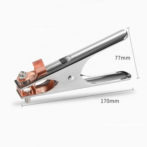 CATHERINE 4PCS Pince De Terre, Pince De Soudure, 1 Pince De Terre De Soudure, équipement De Soudage Professionnel Robuste, Chrome Néerlandais (300A) 2 CATHERINE 4PCS Pince De Terre, Pince De Soudure, 1 Pince De Terre De Soudure, équipement De Soudage Professionnel Robuste, Chrome Néerlandais (300A) – Image 2