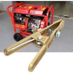 ENLENK Pince De Terre à Souder Au Sol En Forme De A En Laiton, Pince à Souder 260A Pour Machine à Souder -Soudure à l'arc Soldes 67584854 5