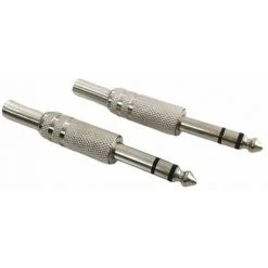 5pcs Jack Prise Jack 6,5mm Male à Souder Stéréo Fiche Male Connecteur Soudure 100% Métal,Lonvrèe